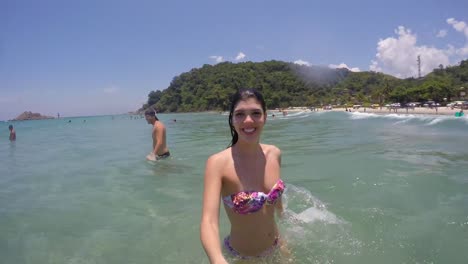 Young-Woman-Having-Fun-on-the-Beach