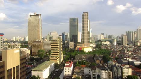 Jakarta-business-district-view-from-Thamrin-Tower