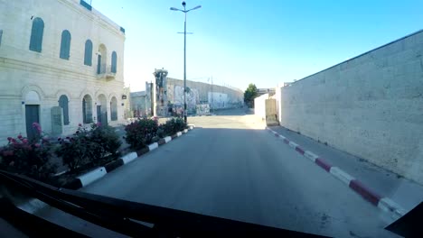 Handheld-timelapse-drive-through-the-city-streets