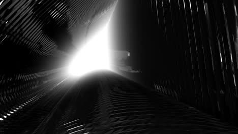 Sci-Fi-Tunnel-in-Metallic-Black-Trailer-4k-Animation-Video.