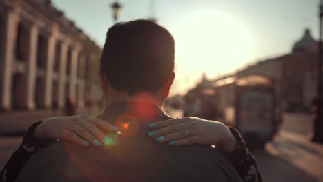 Attractive-guy-and-girl-have-romantic-dance