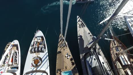 Monaco-Yacht-Show-high-view-panning