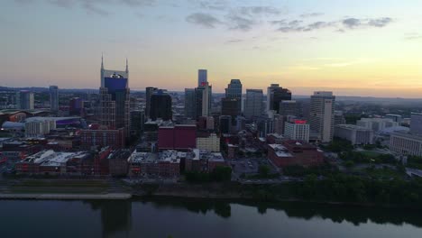 Nashville-Tennessee-Tn-Skyline-Luftüberführung