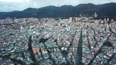 Aerial-view-of-Bogota,-Colombia.