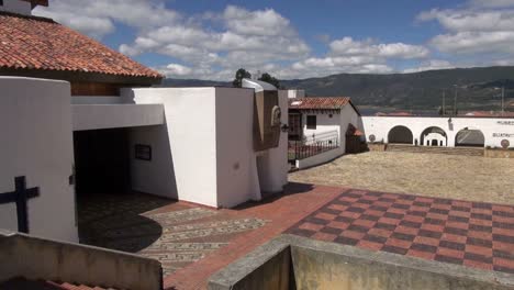 Edificios-coloniales-españoles,-arquitectura-antigua