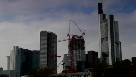 Frankfurt-Germany-financial-district-time-lapse
