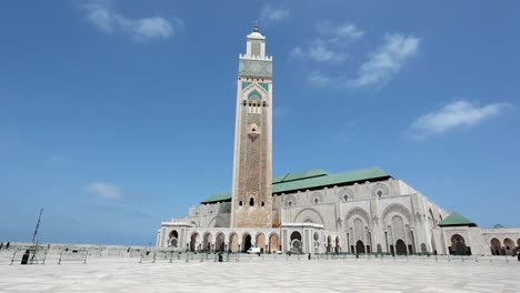 Mosque-of-Hassan-II-in-Casablanca,-Morocco