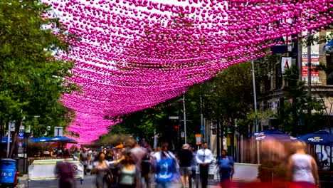 Montreal-Saint-Catherine-Street-Zeitraffer