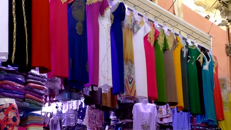 Women-dresses-at-Marrakech-Marrakesh-market