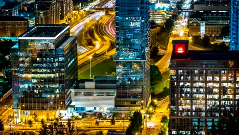 Atlanta-skyline-at-night-time-lapse-4k-1080p