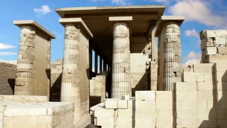 Ancient-temple-near-the-pyramid-of-Djoser.-Egypt.-Time-Lapse.