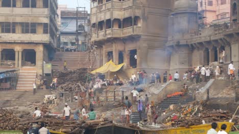 Varanasi-Stadt,-Indien