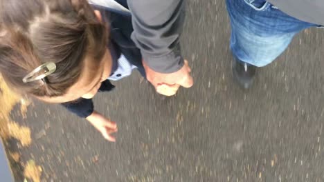 Father-and-daughter-walking-together-to-school