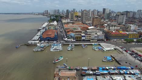 Aerial-View-of-Belem-do-Para,-Brazil