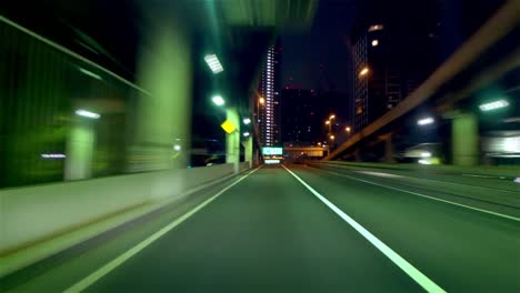 Timelapse---autopista-de-Metropolitan.-Ruta-del-círculo-interior-\"C1\"-en-sentido-horario.