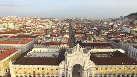 Luftbild-von-Lissabon,-Portugal