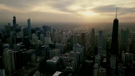 Aerial-Skyline-von-Chicago