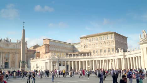 View-outside-the-busy-streets-in-Vatican-Rome-Italy