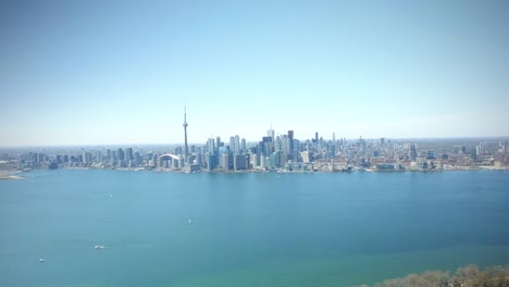 Toronto-Canadá-horizonte-abejón-aéreo-imágenes