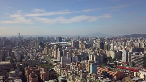 Taiwan-taipei-paisaje-urbano-día-soleado-centro-aéreo-panorama-4k