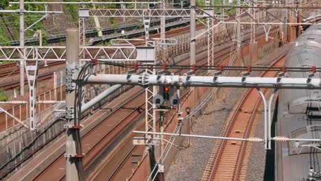 TimeLapse---ferrocarriles-donde-varios-trenes-van-y-van