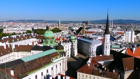 Aerial-Hofburg-Michaelerplatz-Wien