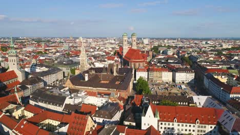 München-Aerial-Altstadt-Deutschland