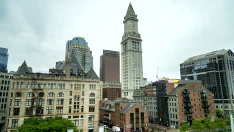 Lapso-de-tiempo-de-los-edificios-de-Boston-con-tormenta-pasando-por