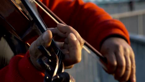 Violine-in-der-Stadt