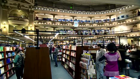 ARGENTINIEN-Buenos-Aires-Bibliothek-Zeitraffer