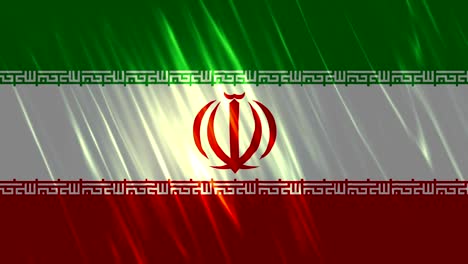 Bandera-en-bucle-Animación-de-Irán