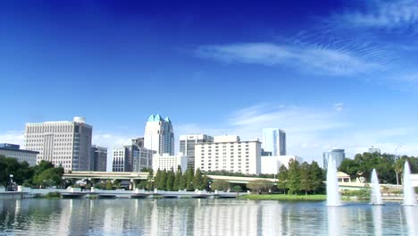 Downtown-Orlando,-Florida