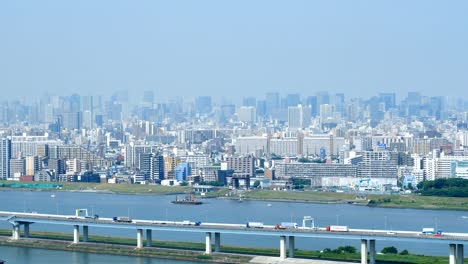 Landschaft-der-Stadt-Tokio