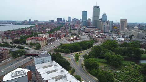 Aerial-drone-video-Boston-Massachusetts