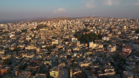 Aerial-view-of-Kilis-city,-near-the-border-with-Syria.