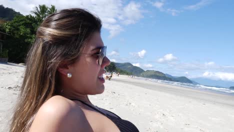 Brazilian-Woman-Relaxing-on-the-Beach