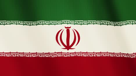 Iran-Flagge-winken-Animation.-Vollbild.-Symbol-des-Landes