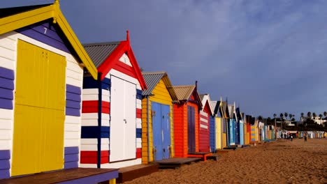 colourful-huts-at-brighton-beach