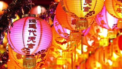 Chinesische-Laterne-für-Feiern-Chinese-New-Year,-chinesische-rote-Laterne-für-Feiern-Frühlingsfest