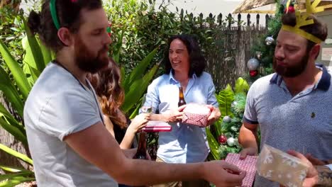 Multicultural-group-of-workers-celebrating-Christmas-in-Australia