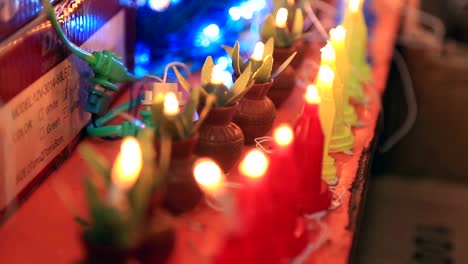 Diwali-fancy-led-decoration-lights-selling-in-old-Delhi-market