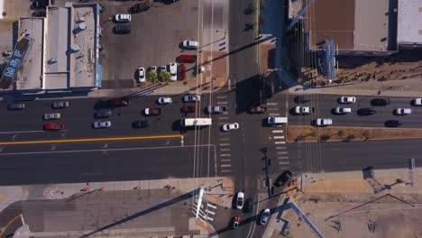 July-10,-2018---Las-Vegas,-USA:-Aerial-view-on-the-streets-of-Las-Vegas-from-above