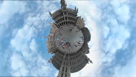 Brussels-as-little-planet-format