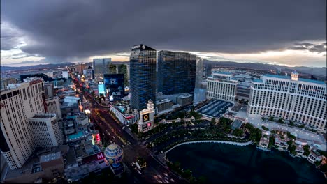 Las-Vegas-Strip-in-der-Dämmerung-Zeitraffer