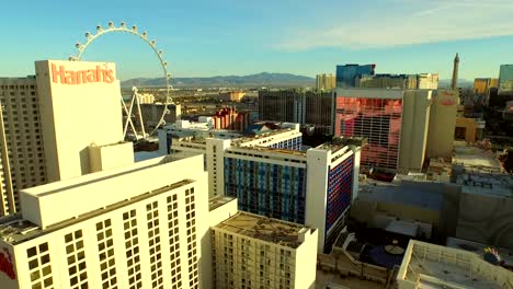 Vista-aérea-de-un-paisaje-de-la-ciudad-de-Las-Vegas-Strip