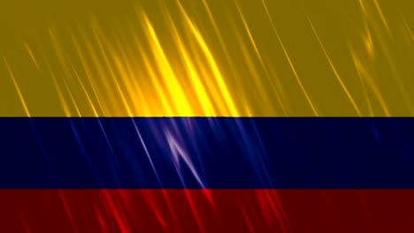 Bandera-en-bucle-Animación-de-Colombia