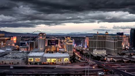 Las-Vegas-Skyline-in-der-Dämmerung-Zeitraffer-