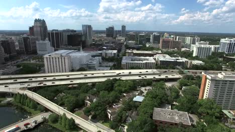 Aerial-of-downtown-Orlando