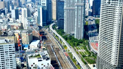 Landschaft-der-Stadt-Tokio