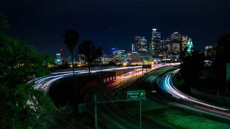 Autopista-101-y-centro-de-Los-Angeles-Timelapse